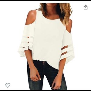 Cold shoulder shirt